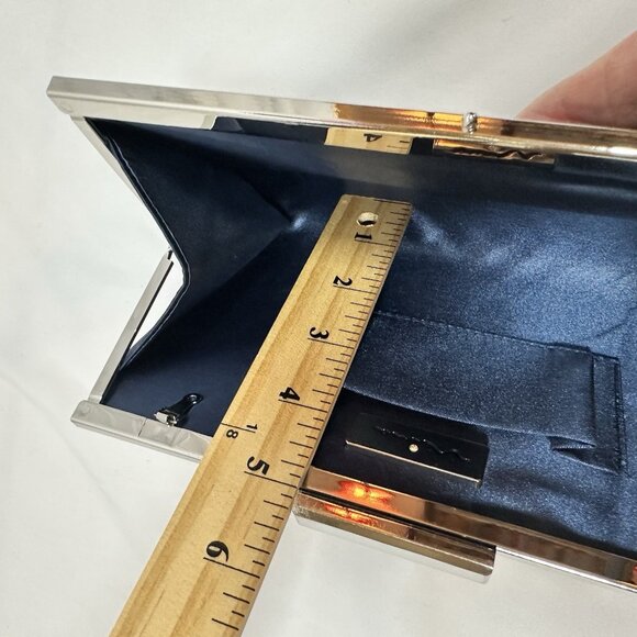 Nina Clutch Purse For Women Wedding Navy Blue Purses Evening Bags Dressy Bag - Picture 6 of 15